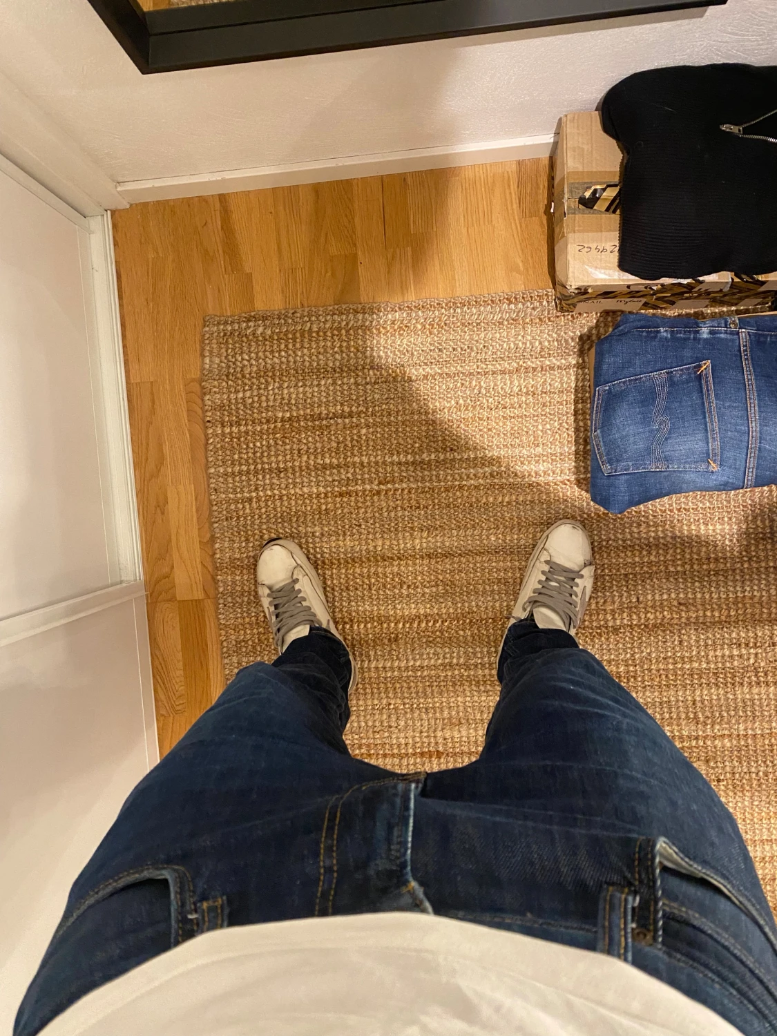 Mörkblå slim jeans från Lee - 2