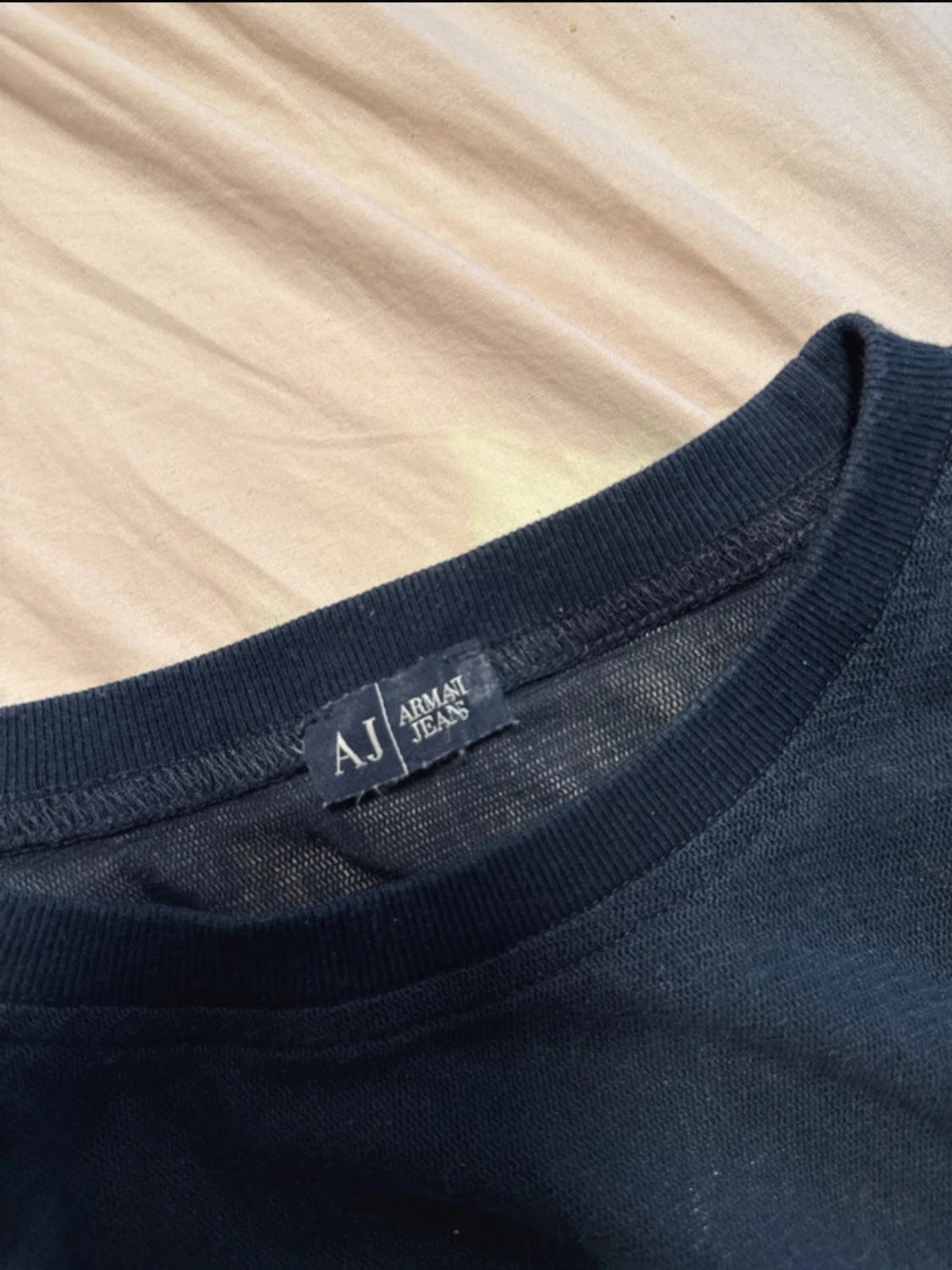 Mörkblå mesh t-shirt Armani Jeans - 4