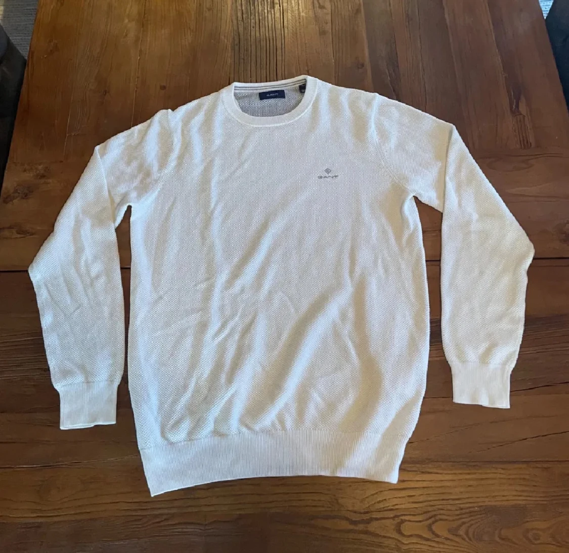 Vit stickad tröja från GANT - 2