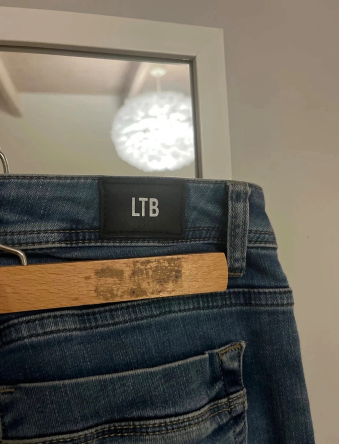 Blå bootcut jeans från LTB Valerie - 4