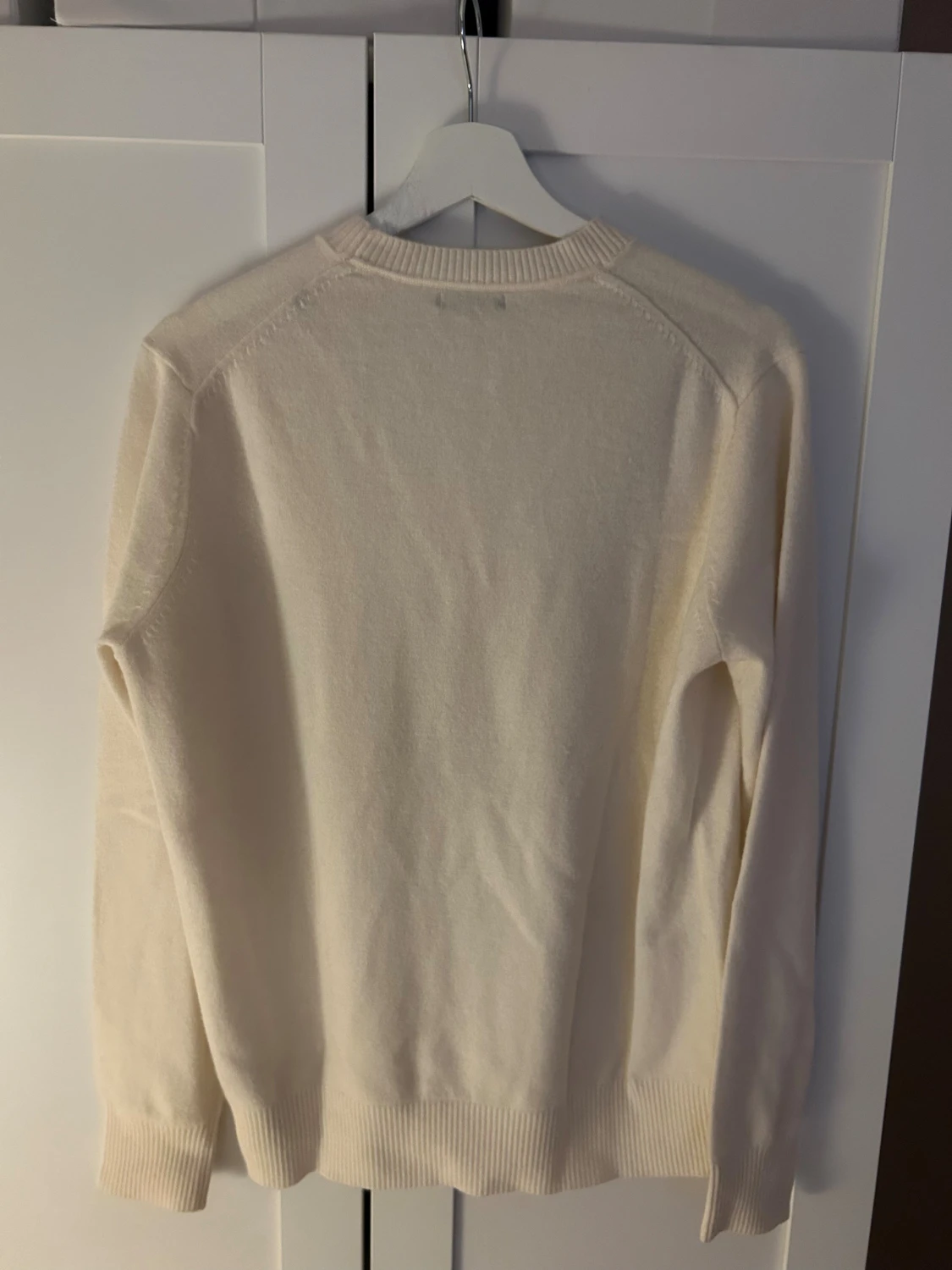 Vit stickad tröja från Massimo dutti - 1