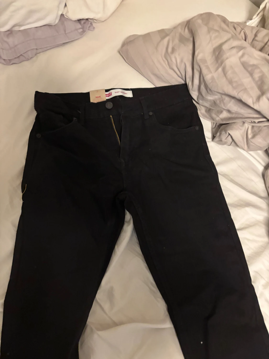 Levi's 510 Skinny svarta jeans 16A - 4