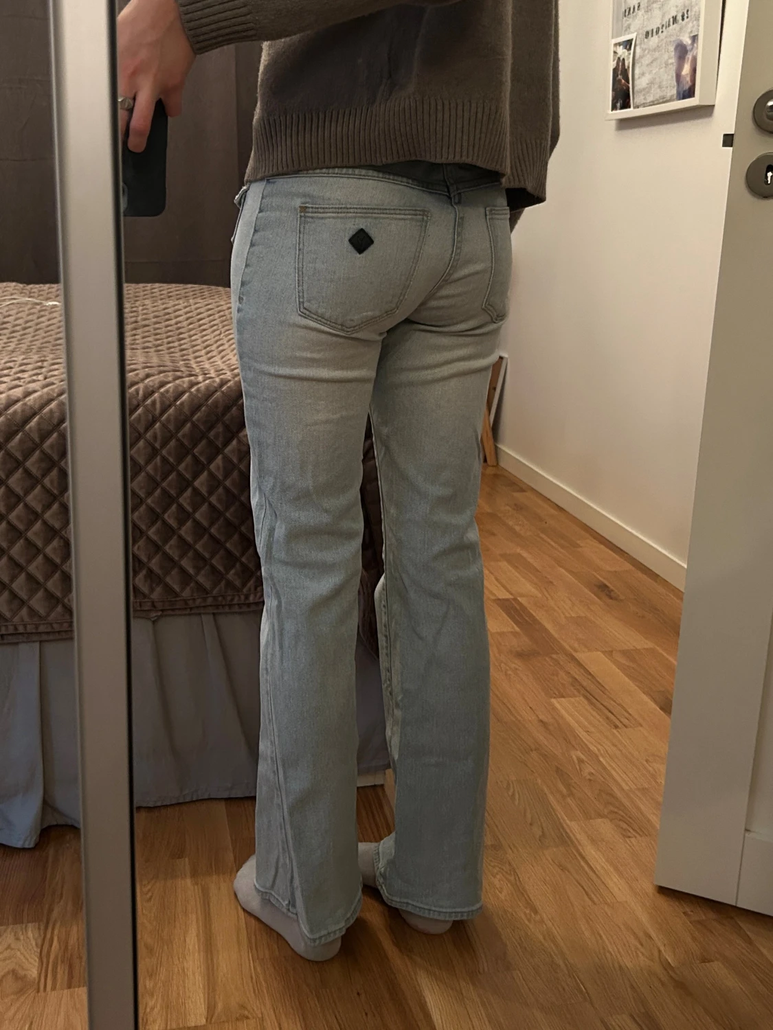 Lågmidjade bootcut jeans - 2