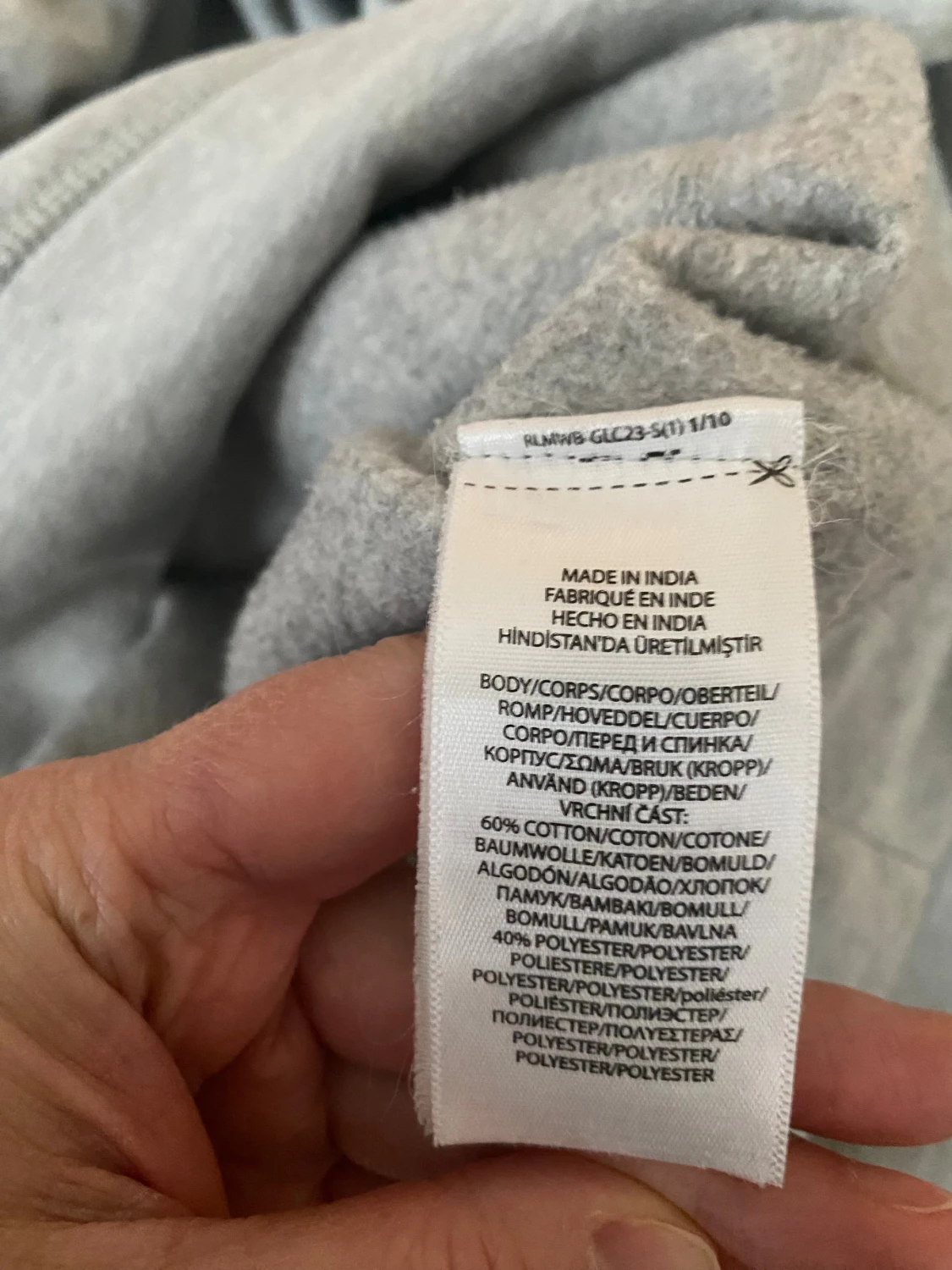 Grå hoodie stl M Polo Ralph Lauren - 3