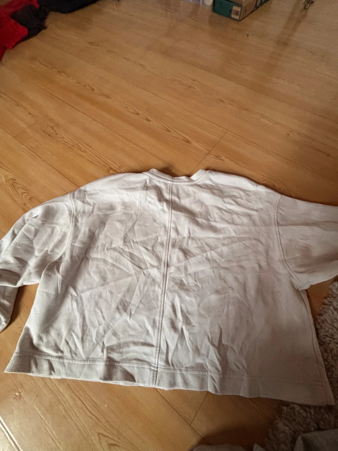 Vit croppad sweatshirt Le Don De Vie - 3