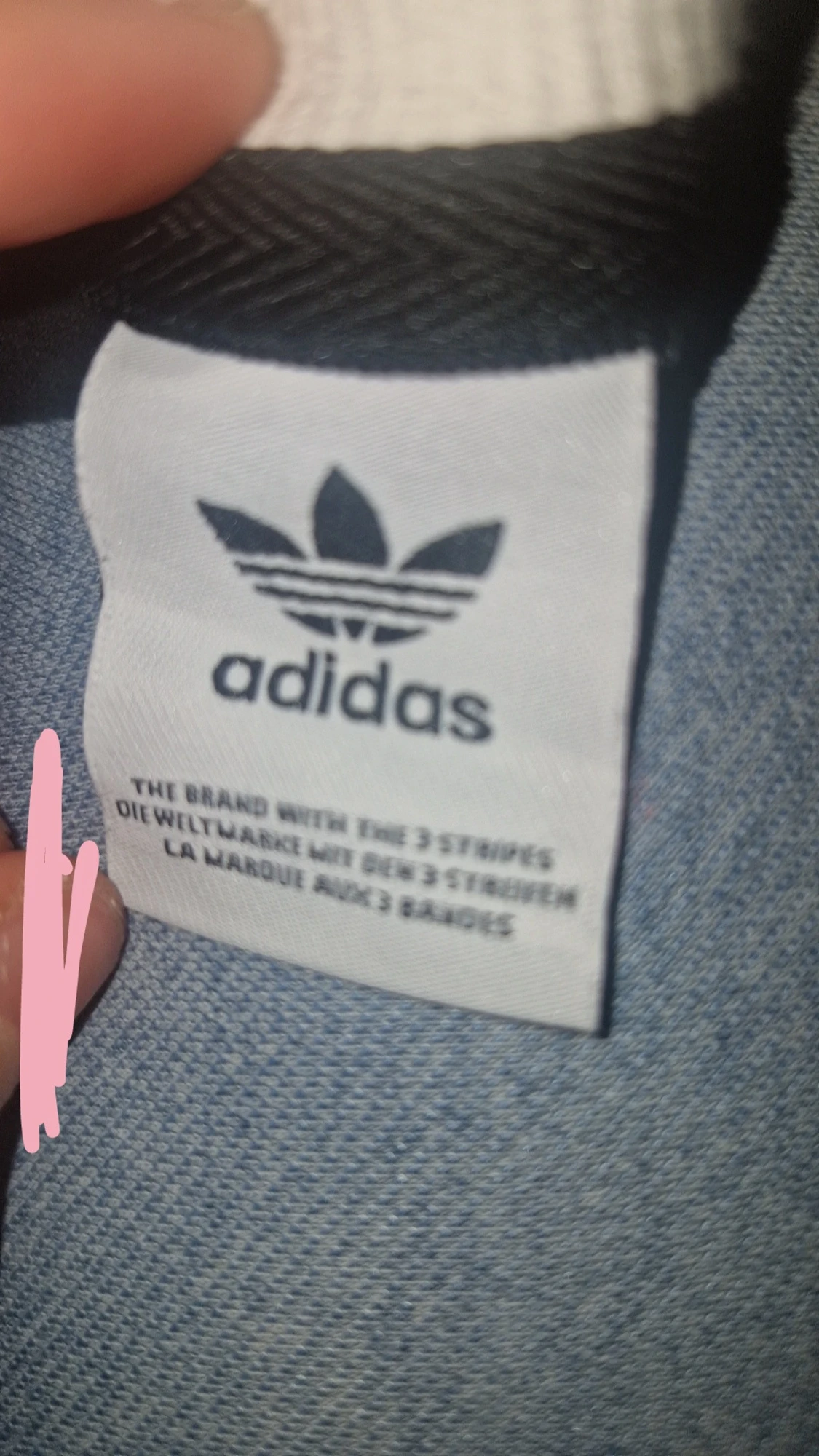 Svart långärmad Adidas tröja - 2