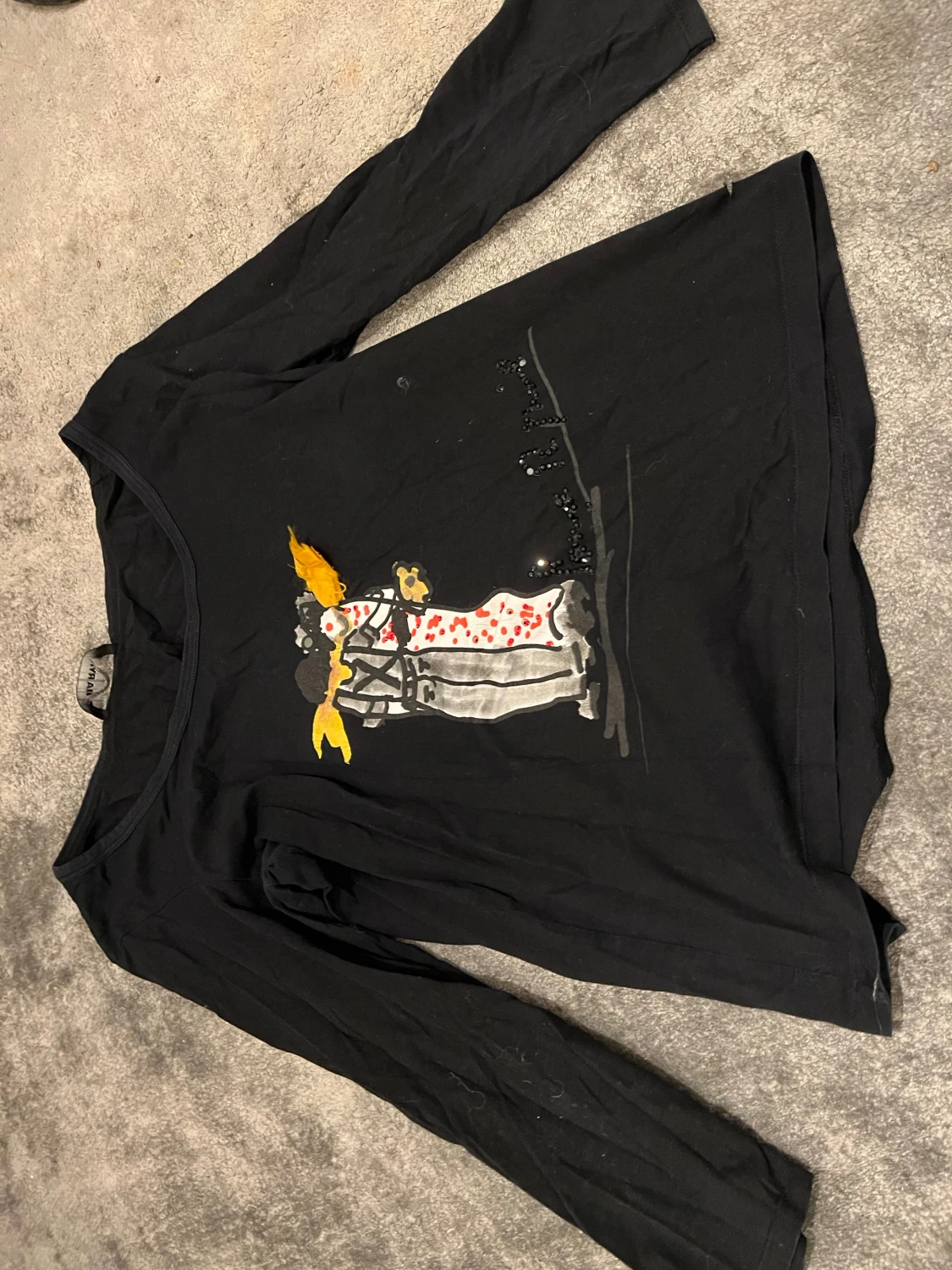 Svart långärmad tröja Sonia Rykiel