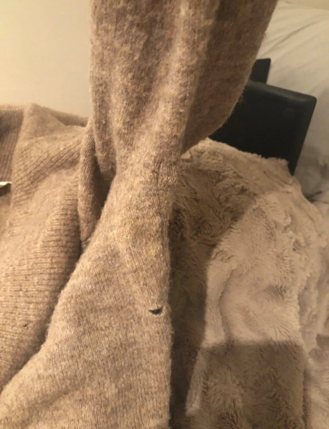 Beige polotröja från H&M  - 4