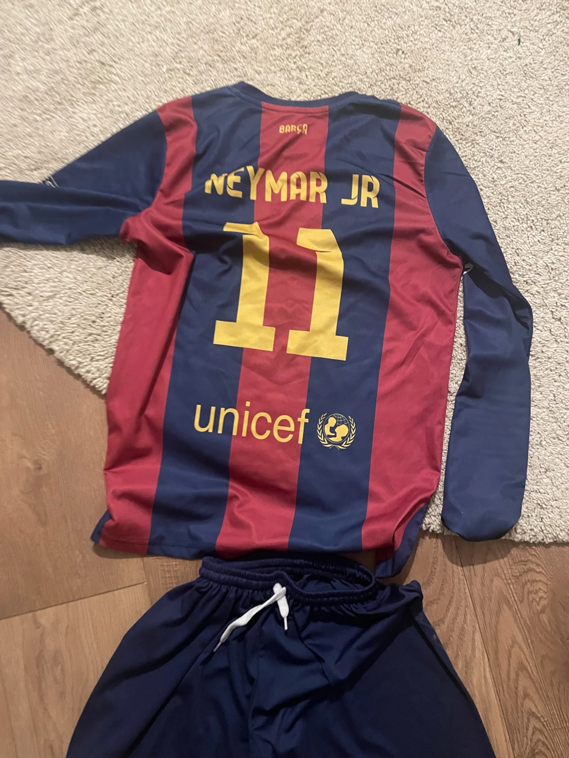 FC Barcelona Neymar Jr långärmad matchtröja - 1