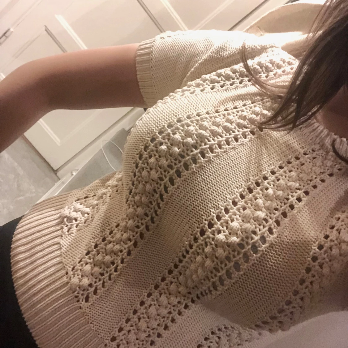 Stickad topp från zara - 3