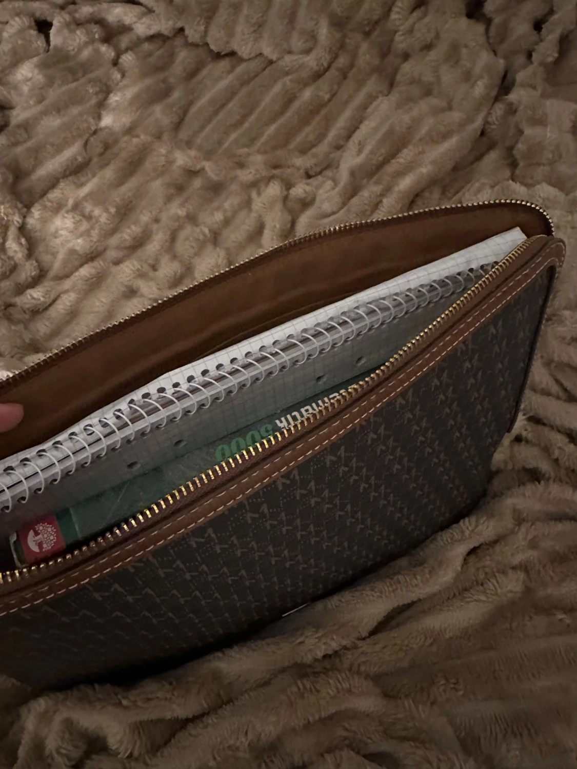 Mörkbrun datorväska från 