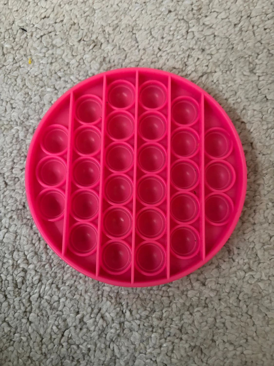 Rund pop it fidget toy