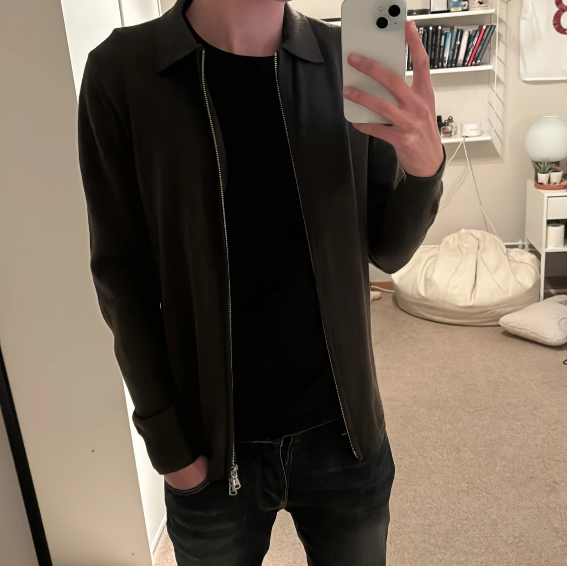 Grön fullzip från j.lindeberg - 2