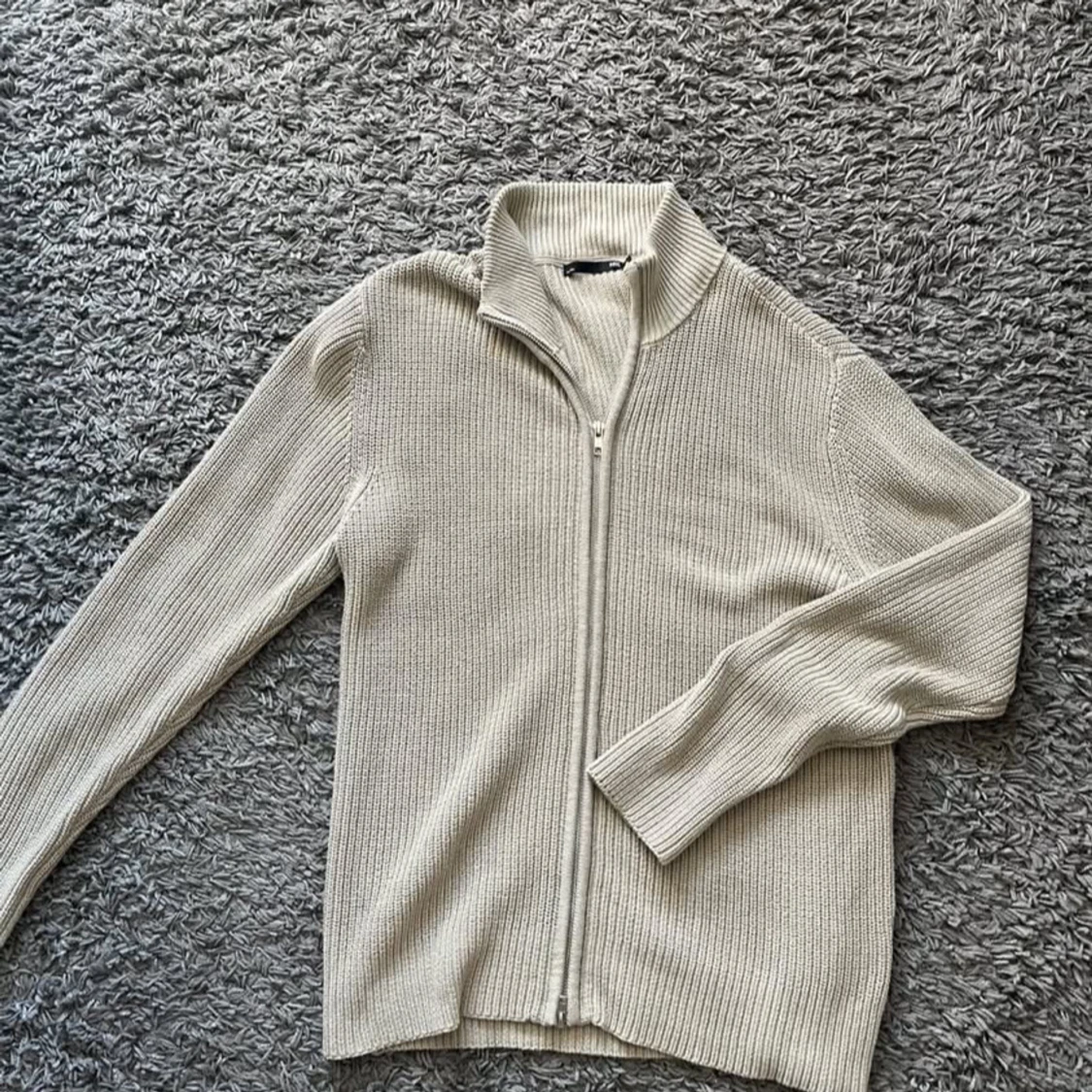 Stickad Zip tröja - 2