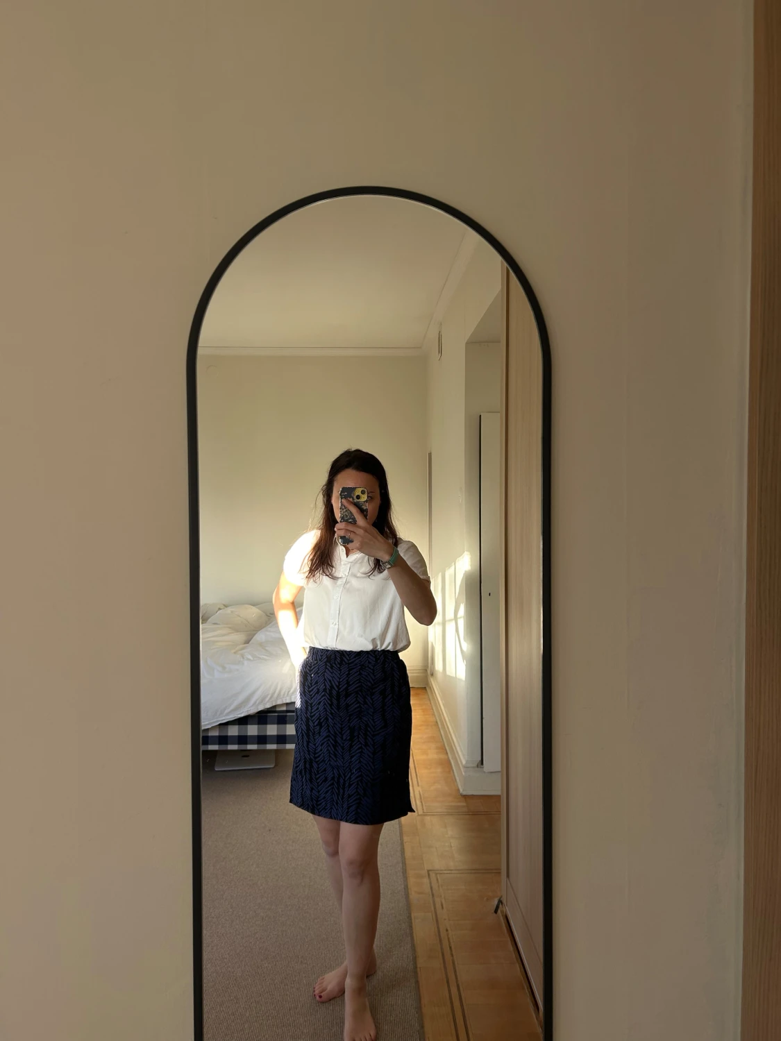 Blåmönstrade shorts från Hofmann - 5