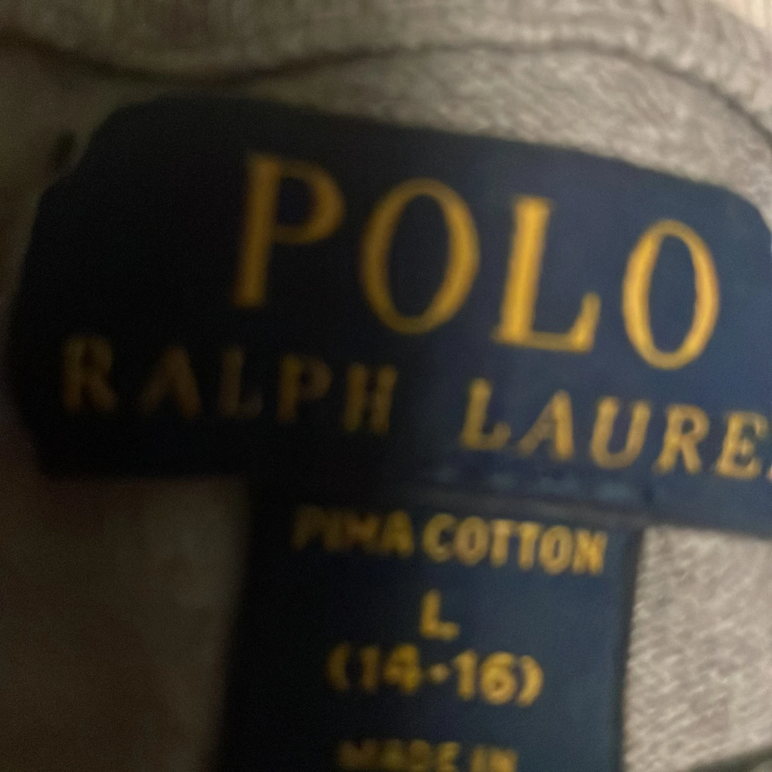 Grå stickad tröja från Polo Ralph Lauren - 1