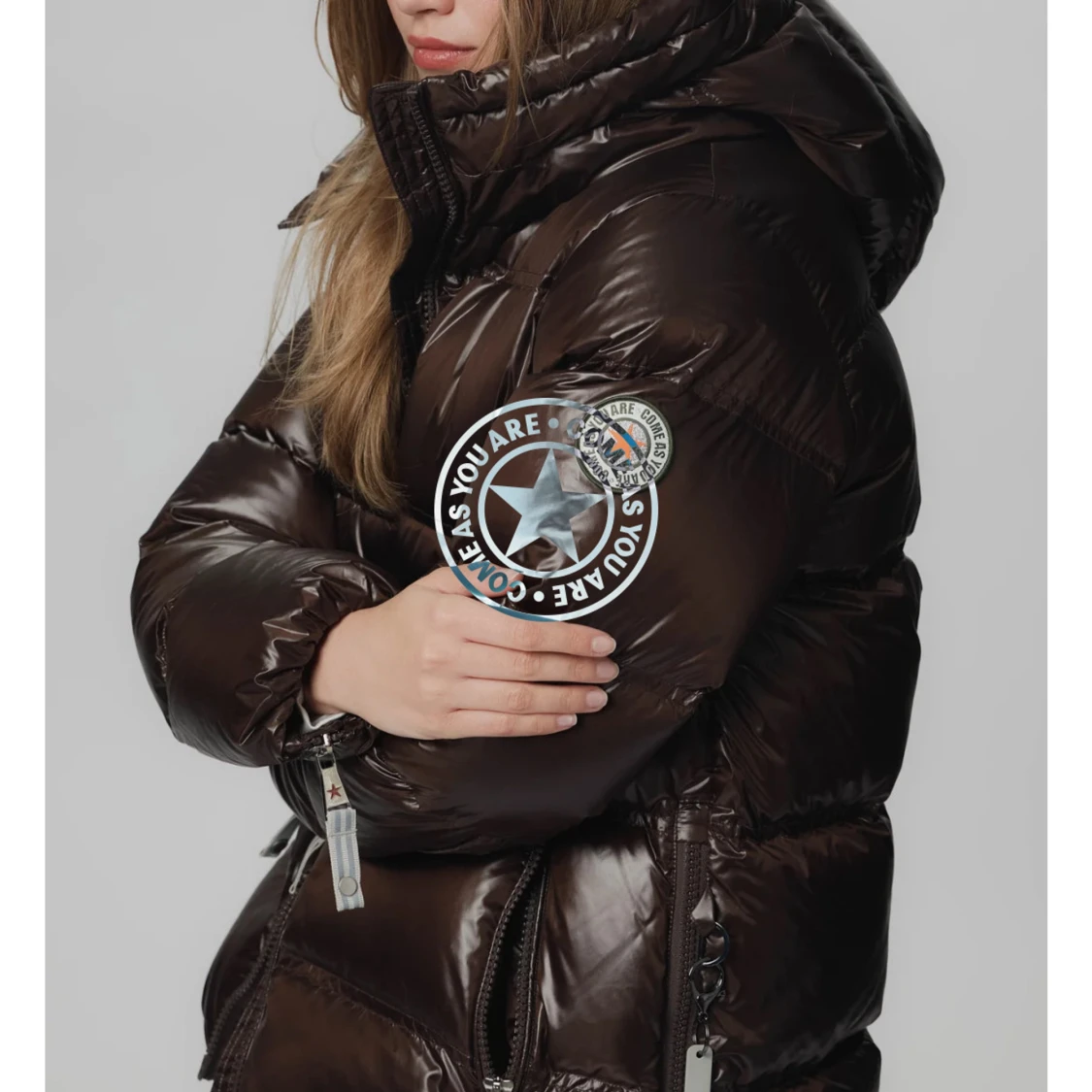 Blå dunjacka från Caya