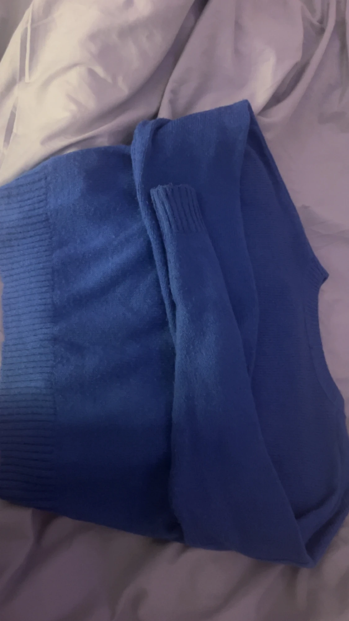 Blå stickad tröja Brave Soul S