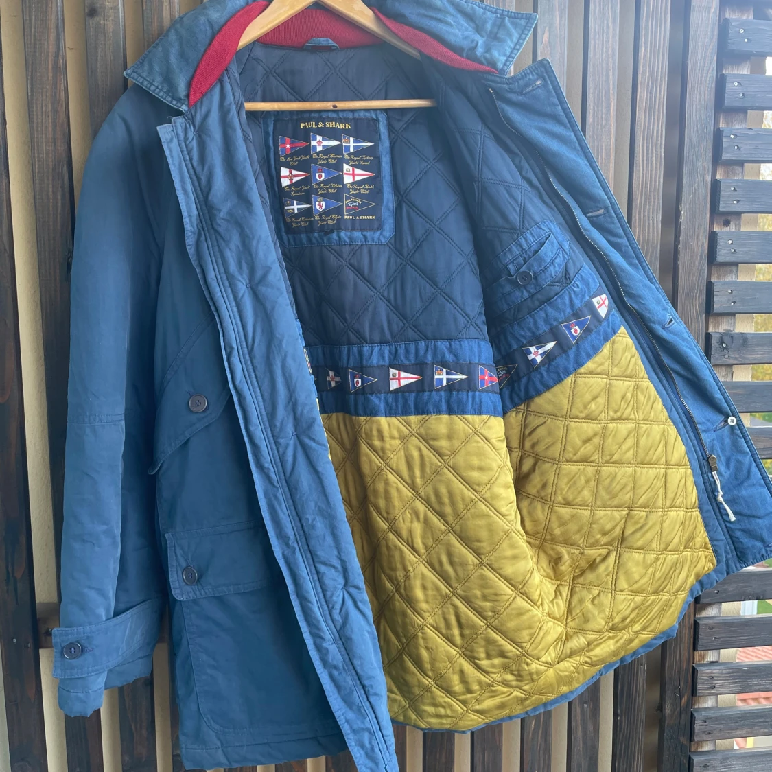 blå vinterjacka Paul & Shark - 1
