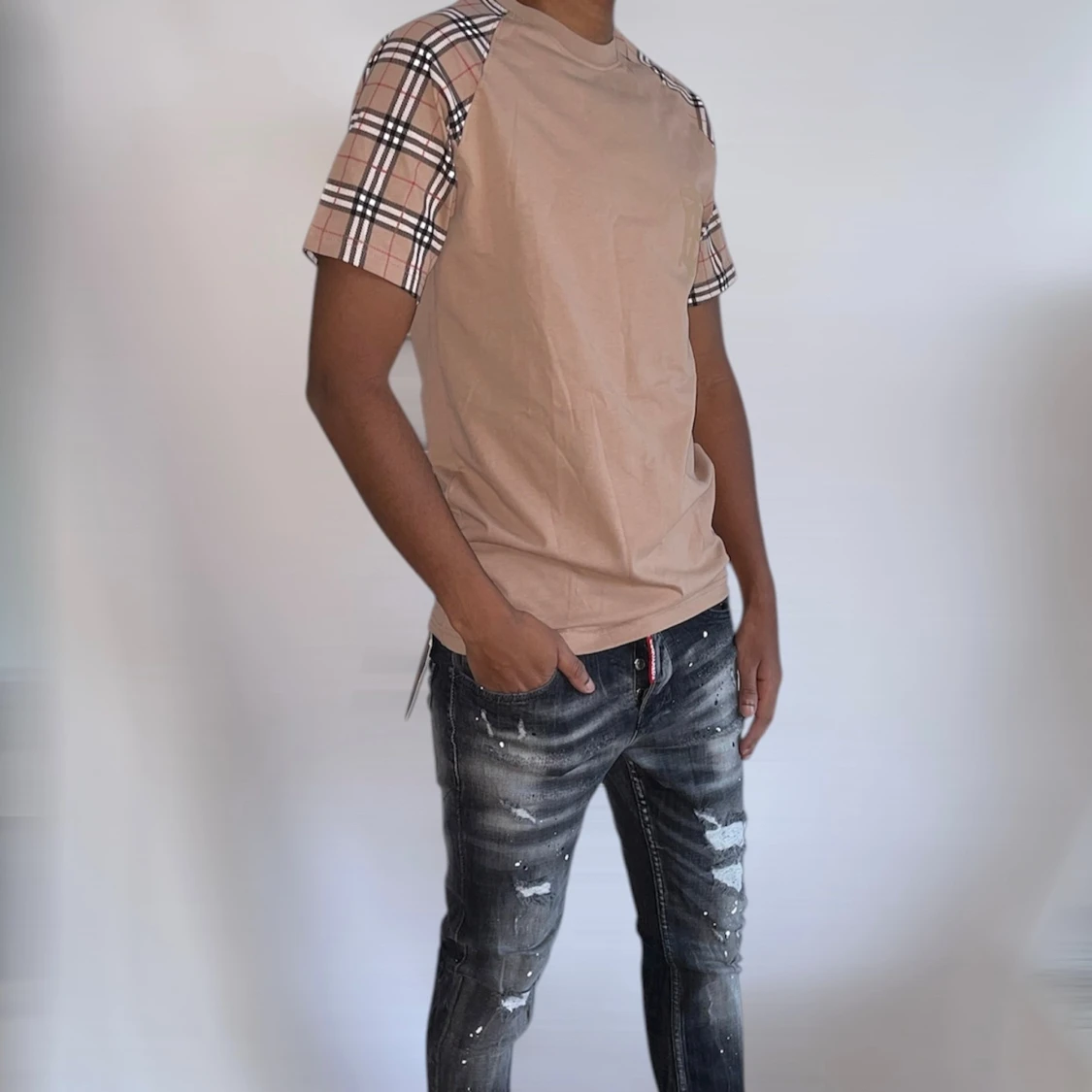 Burberry tshirt strl S beige  - 1