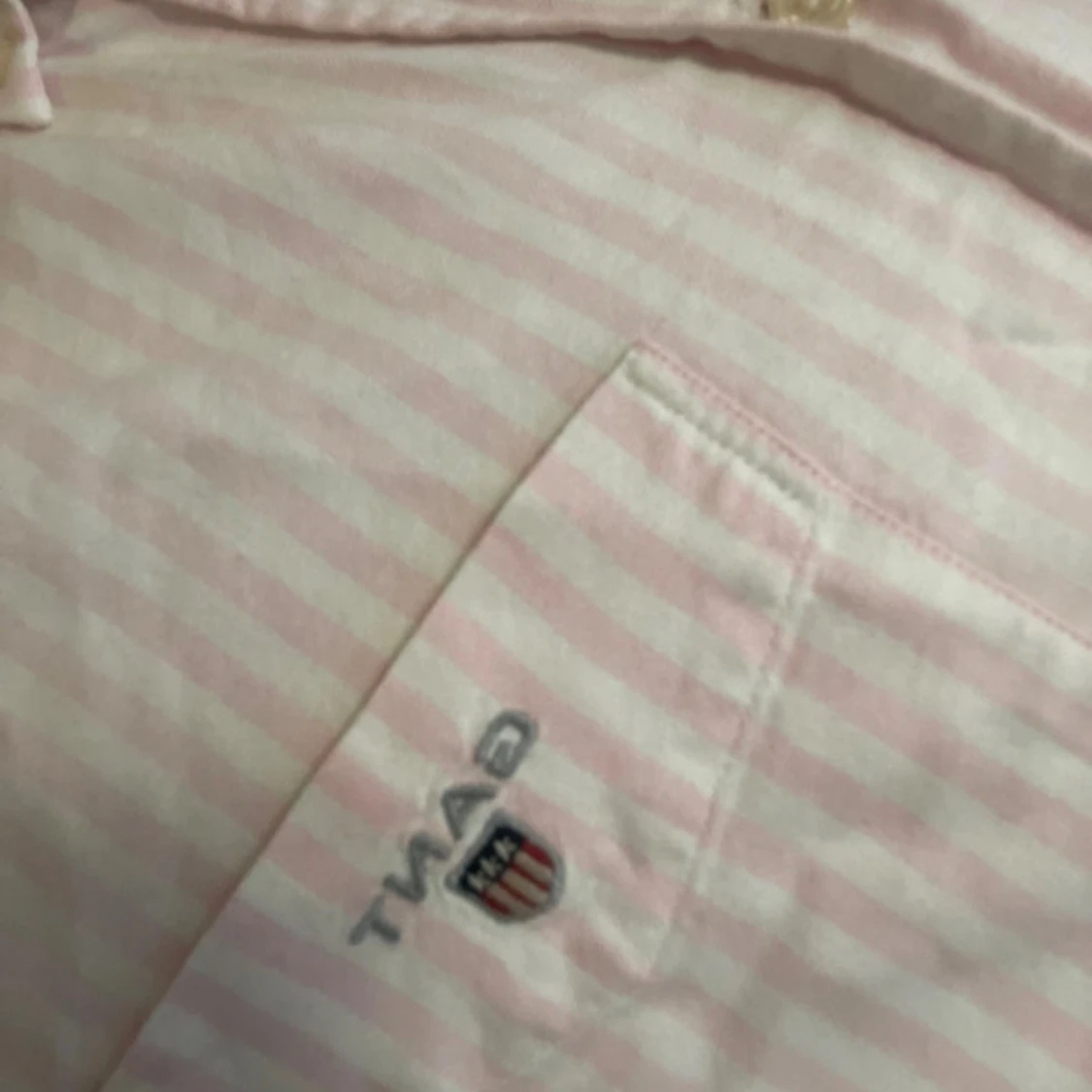 Randig rosa skjorta från GANT - 1