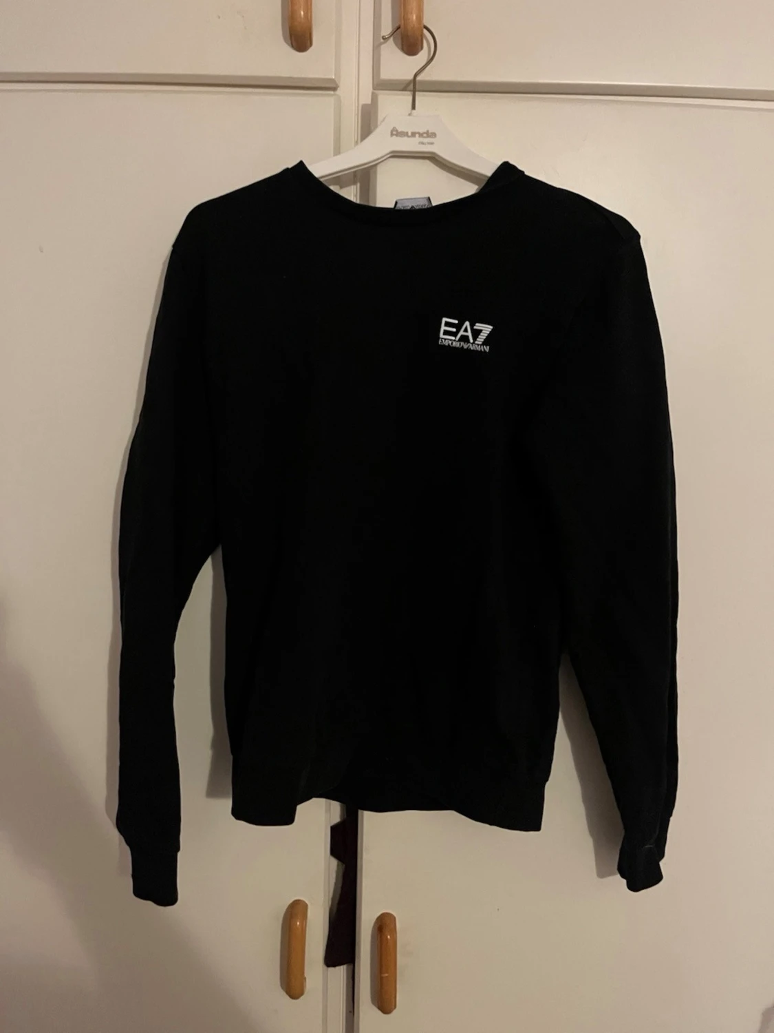 Svart sweatshirt från EA7 Emporio Armani