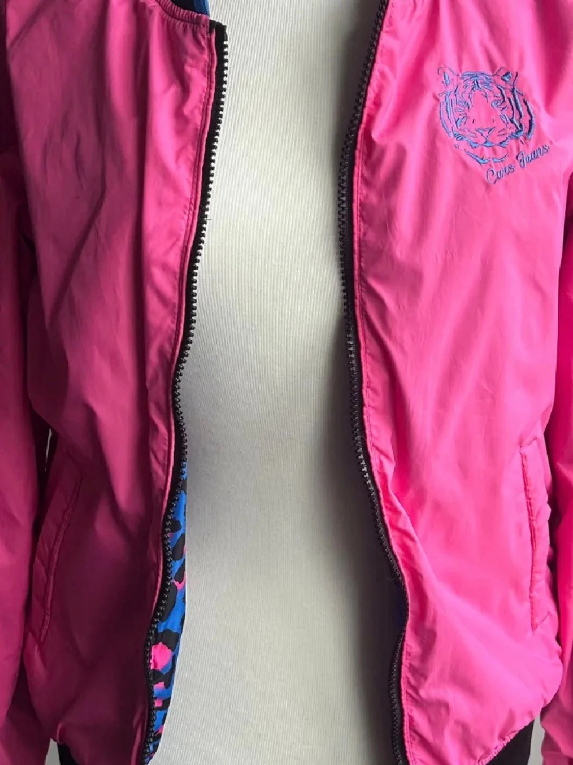 Rosa och leopardmönstrad vindjacka Cars Jeans - 1