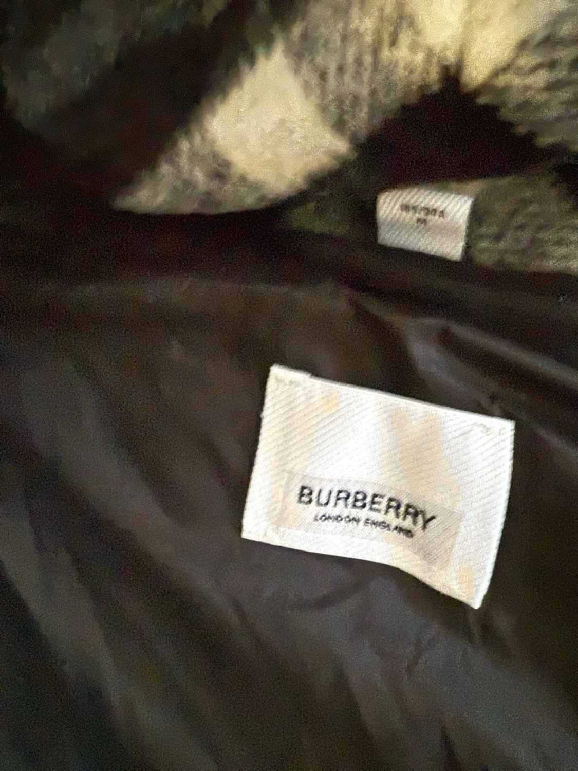 Svart burberry jacka - 5