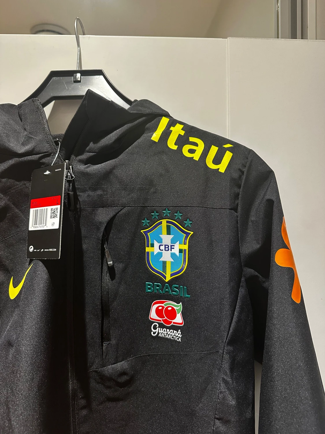 Svart Brasil Nike vindjacka L - 2