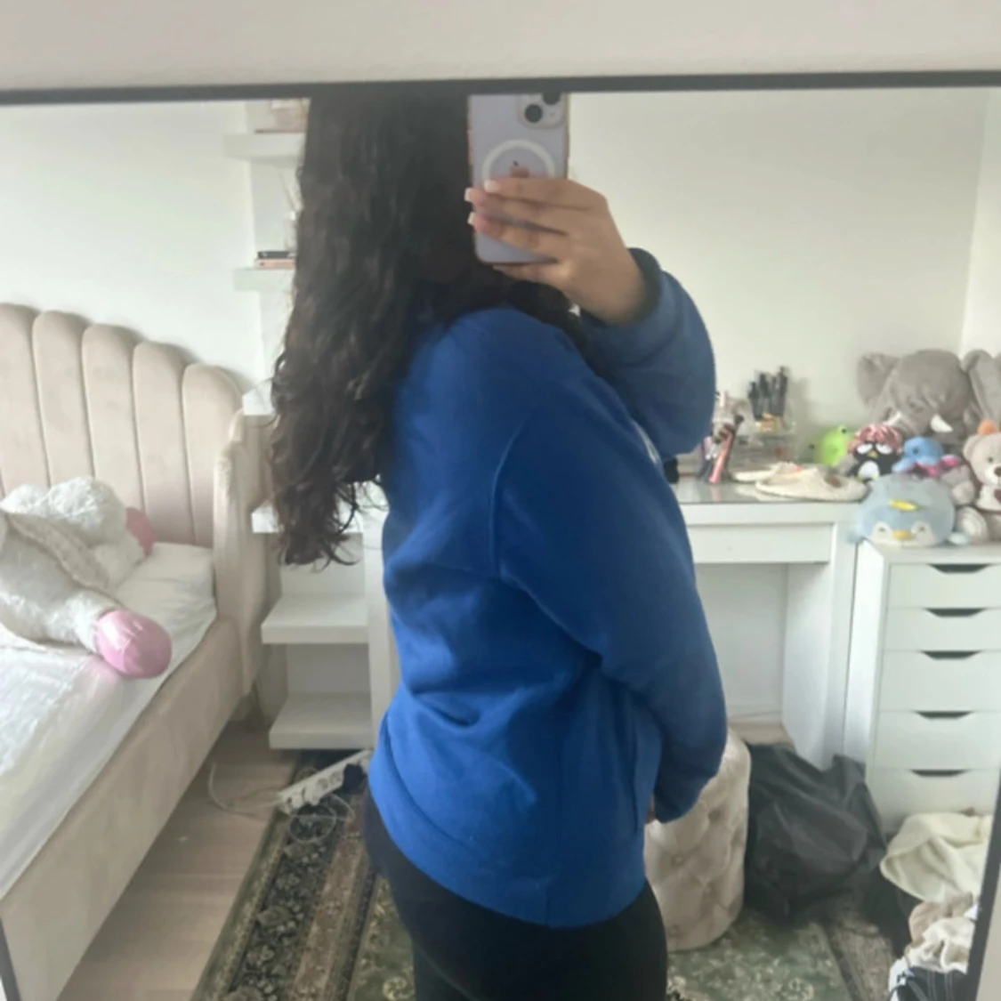 Blå trapstar hoodie - 1