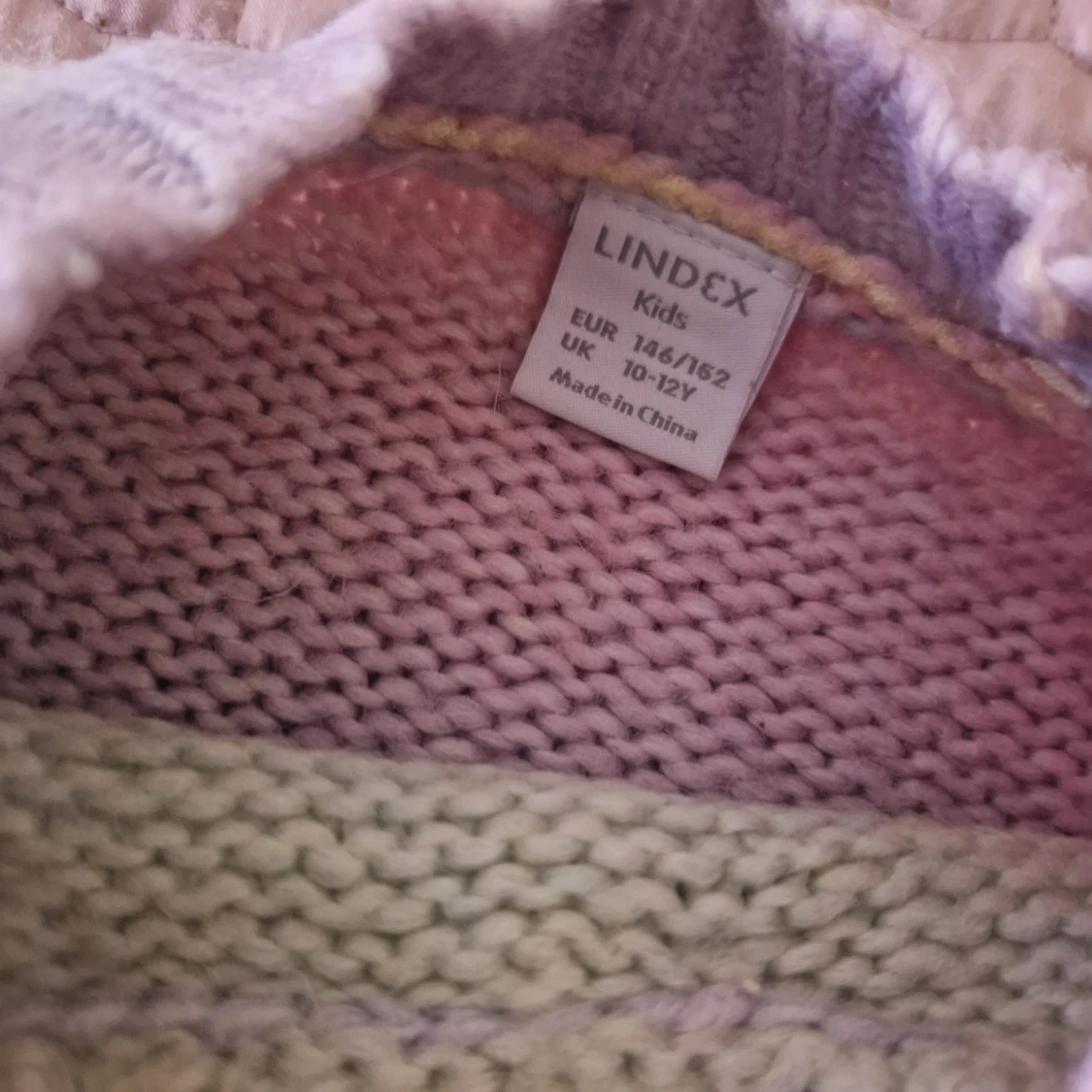 Pastellfärgad stickad tröja Lindex - 1