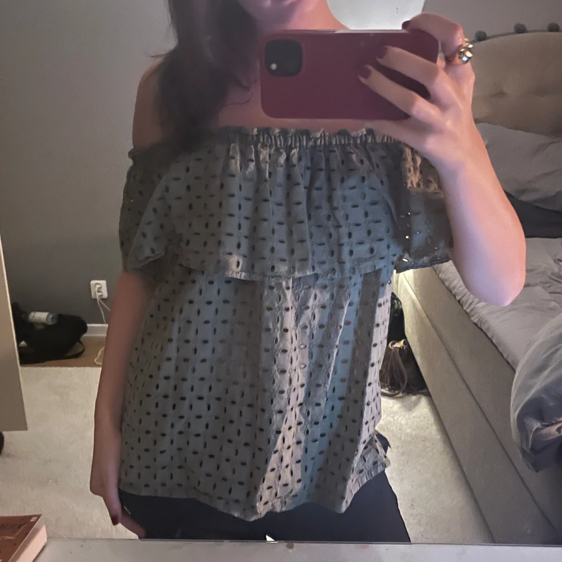 Offshoulder blus - 1