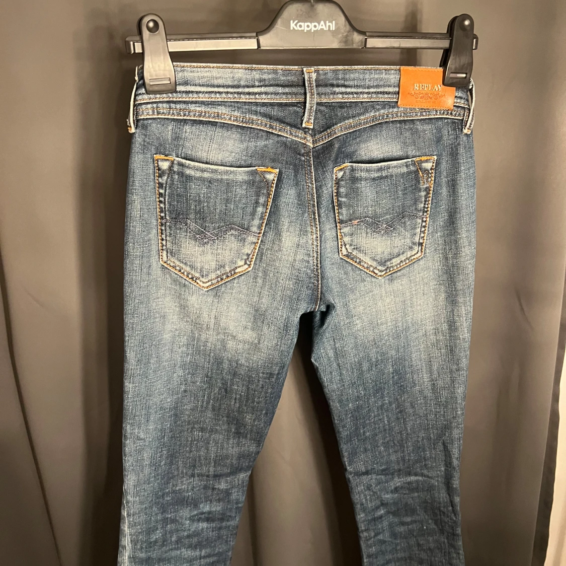 Lågmidjade Replay blå jeans  - 1