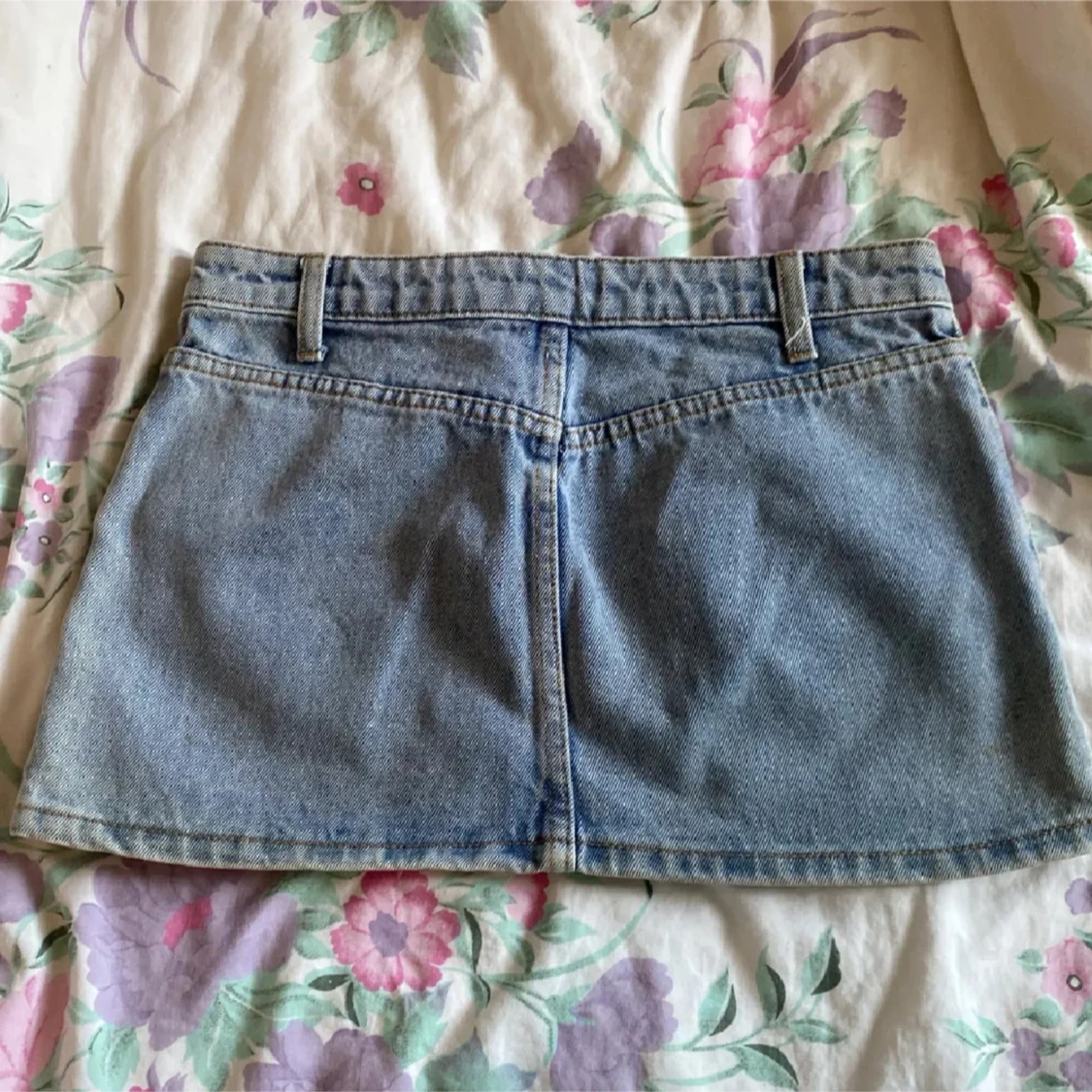 Blå jeanskjol från Forever 21 - 1