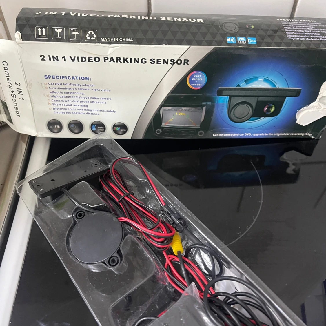 2 in 1 Video Parking Sensor & Pillow TFT LED Color Monitor