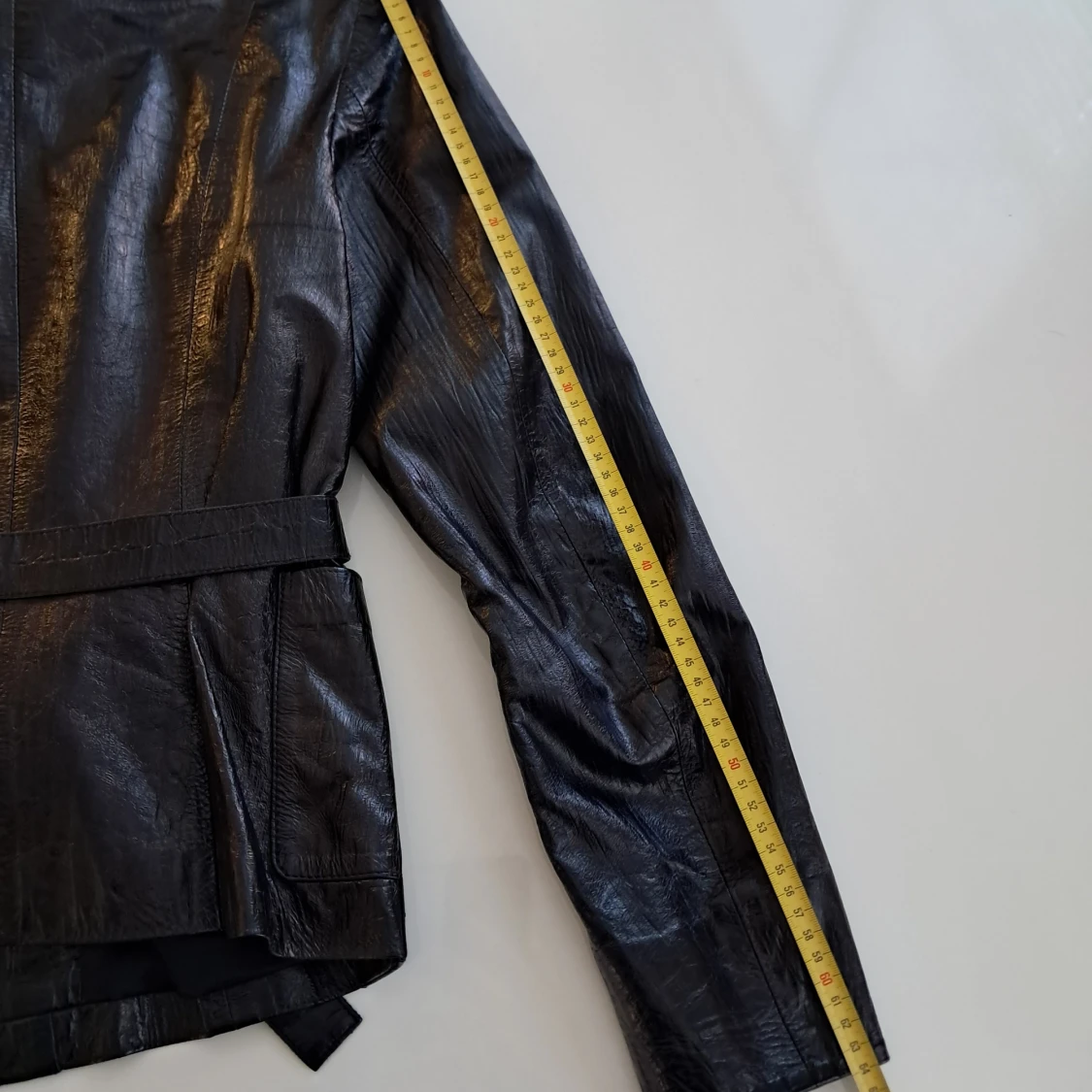 Svart skinnjacka från Esccada exklusiv  - 4