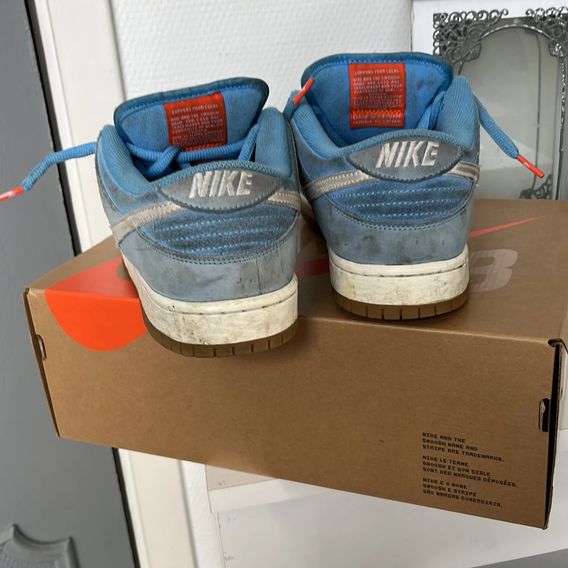 Nike SB Dunk Low blå sneakers - 1