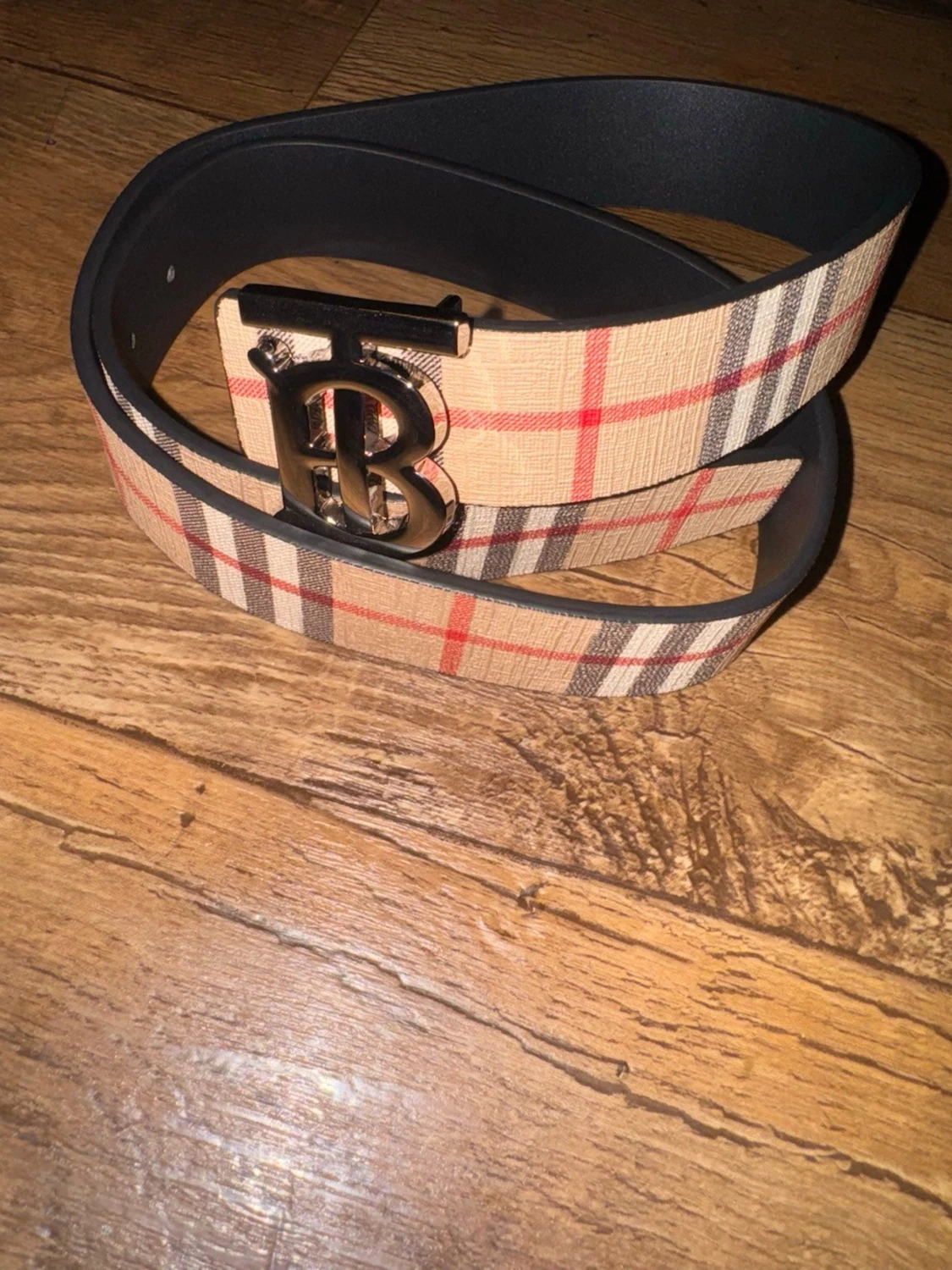 Rutig Burberry bälte - 2