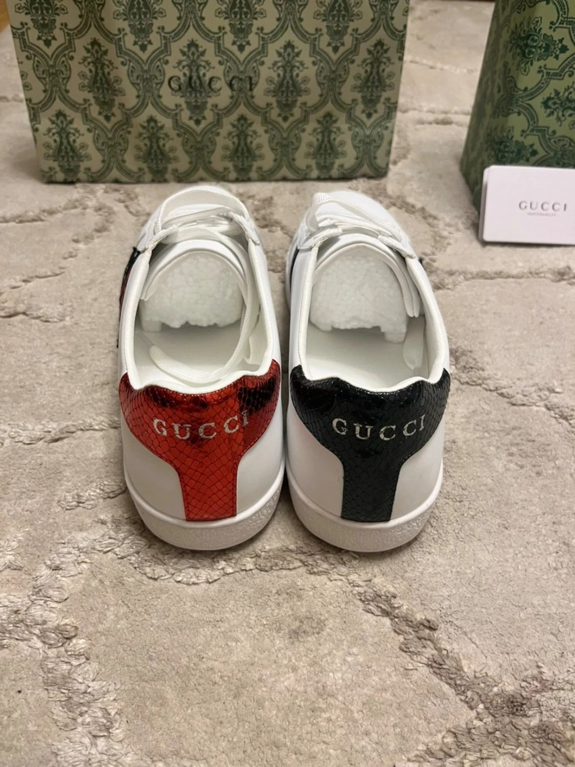 Vita ormdesign skor - 4