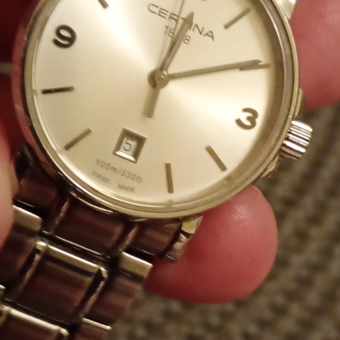 Certina DS damklocka Caimano 1888silverfärgad stål - 4