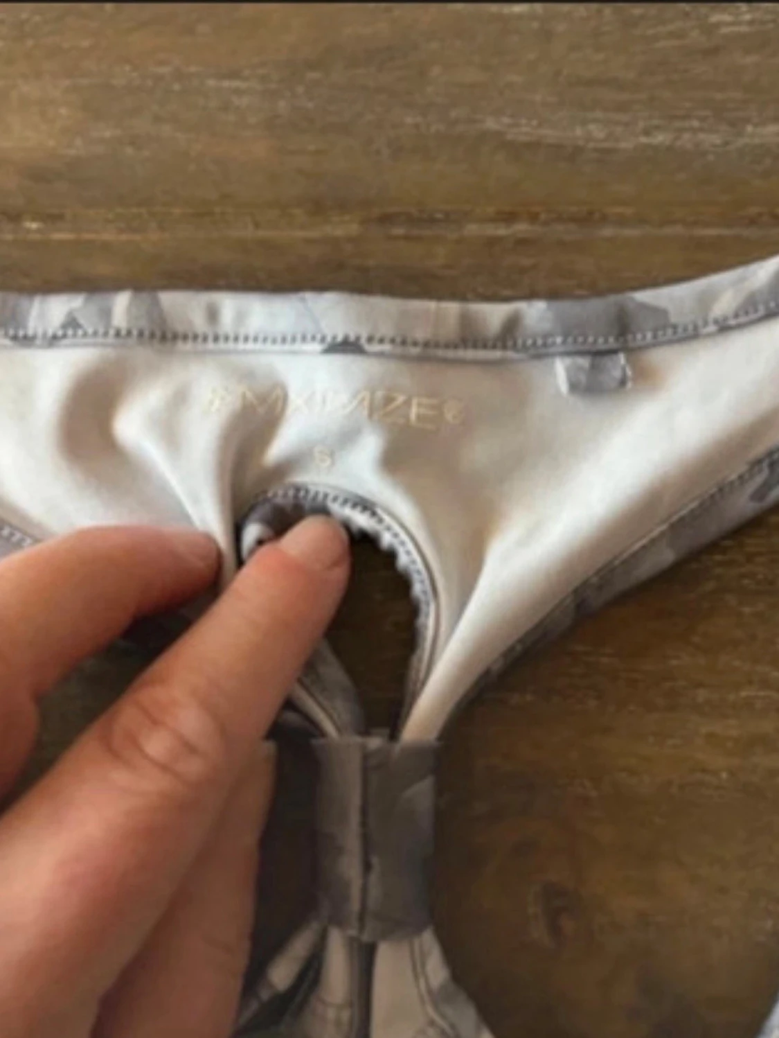 Blommig grå linnetopp från MXIMZE - 3