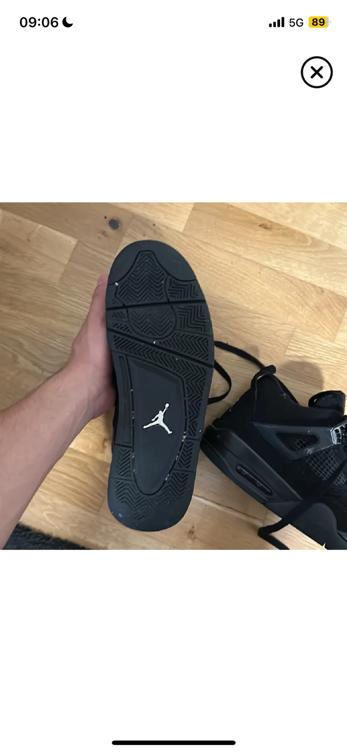 Svarta Nike Jordan 4 sneakers - 2