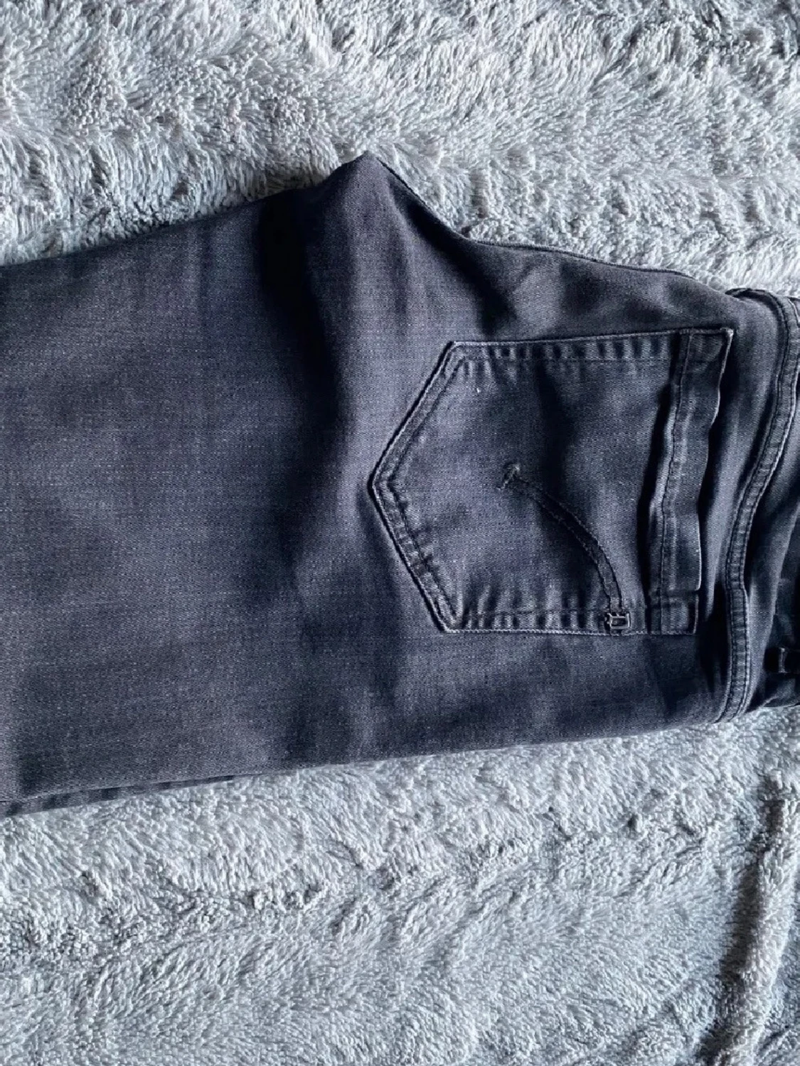 Mörkgrå dondup jeans storlek 33 - 2