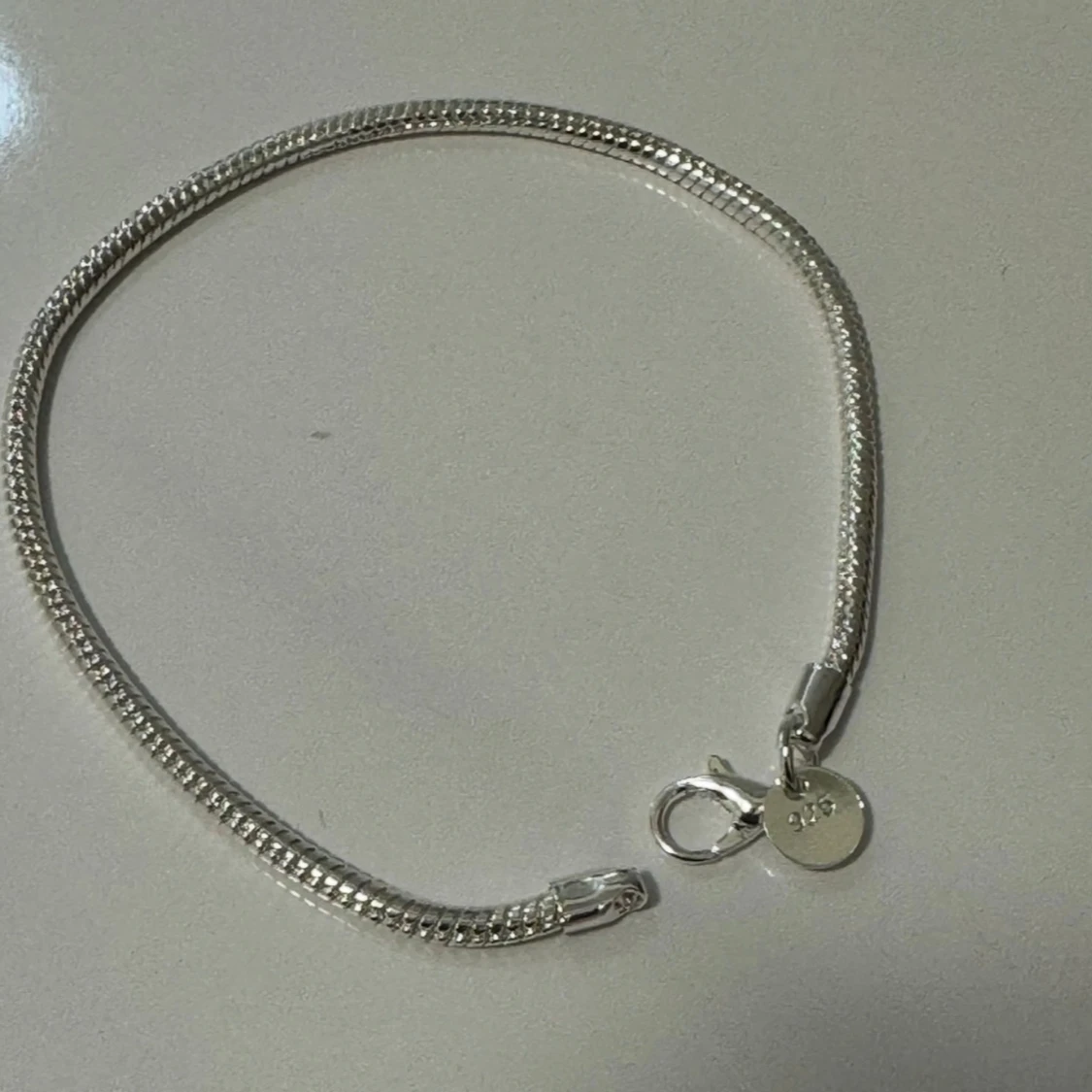 Silverpläterad 925 armband i