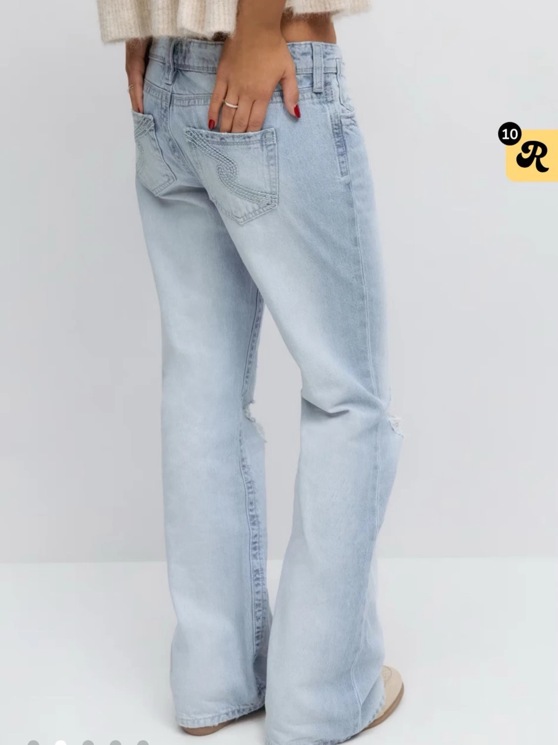 Lågmidjade jeans - 1