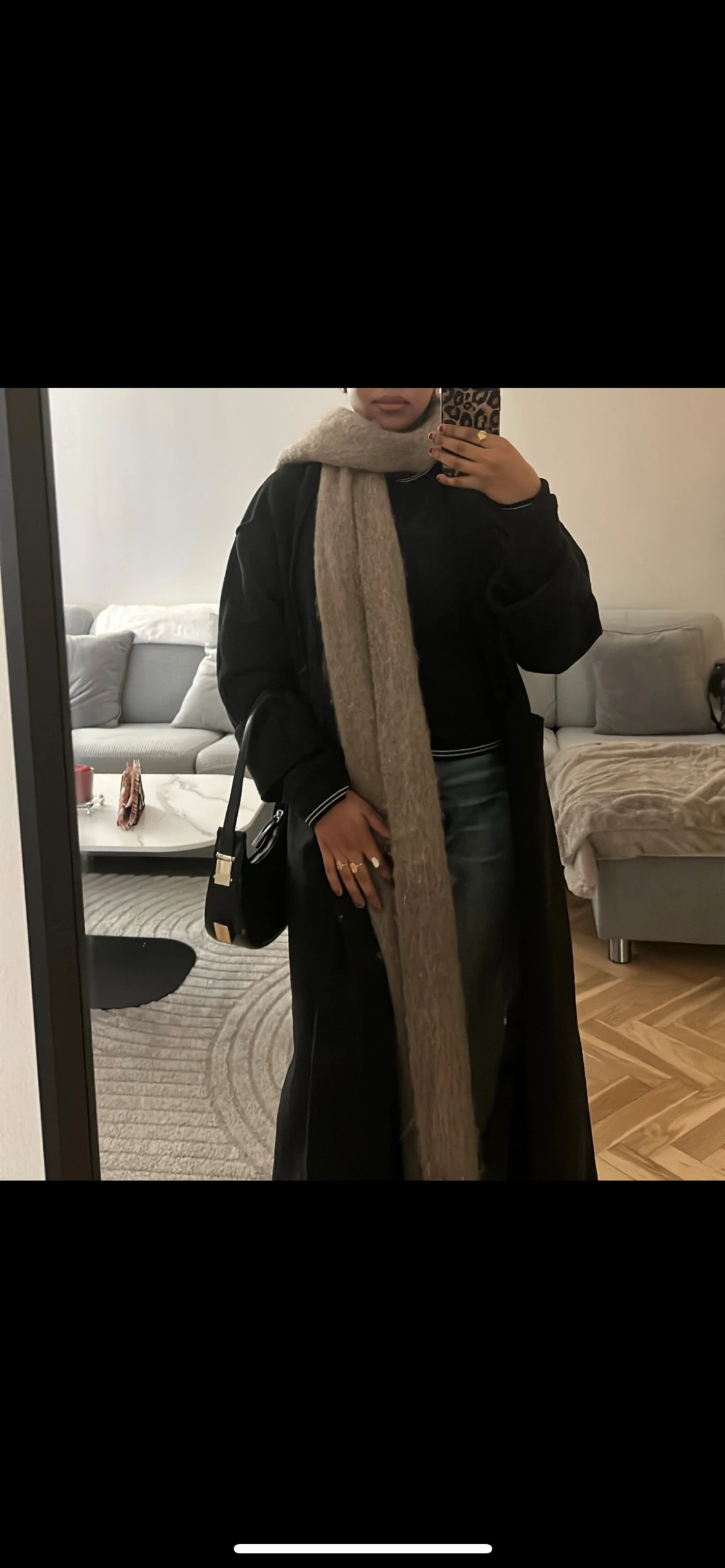 Beige ribbad väst i bomull - 1