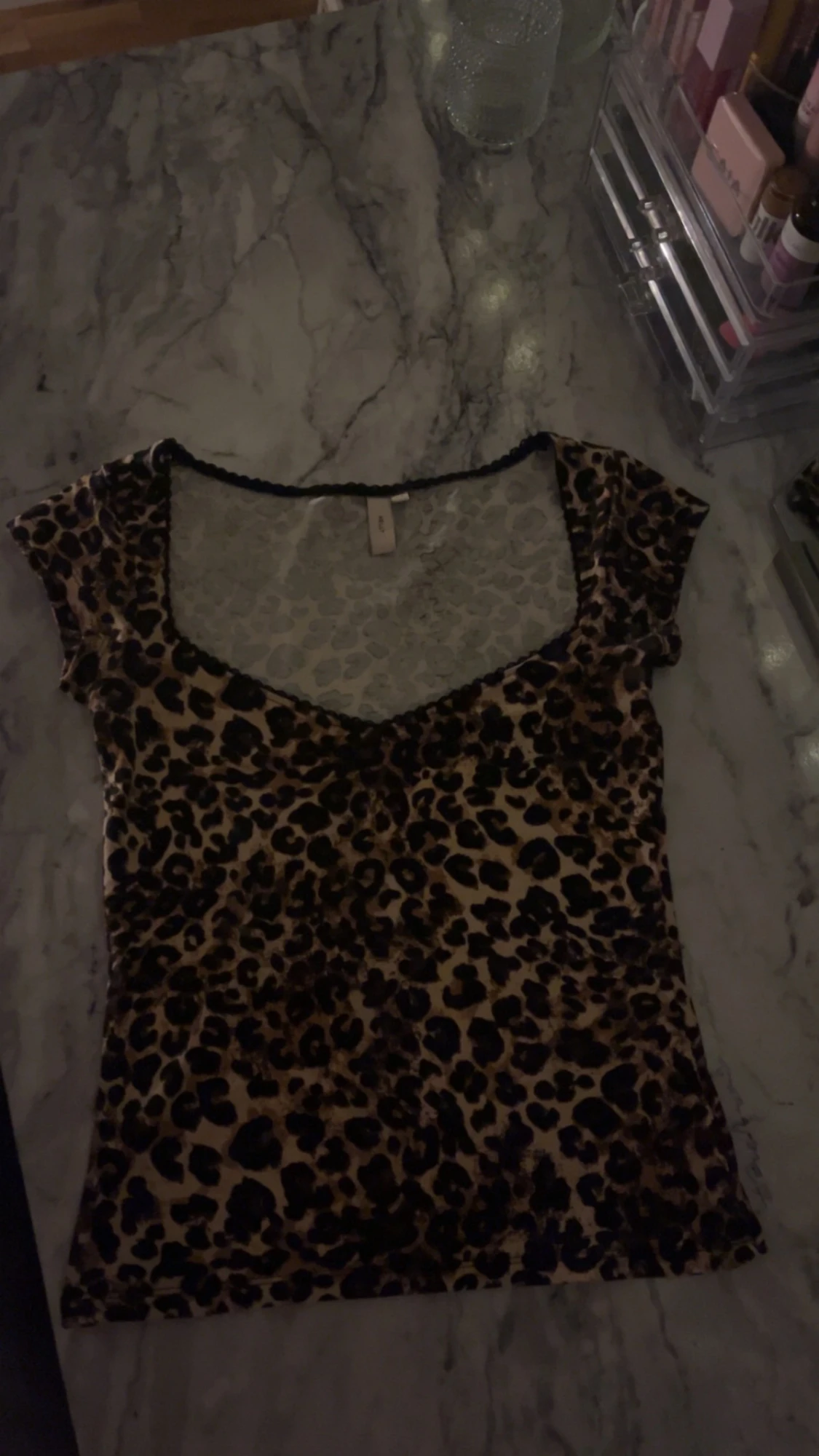 Leopardmönstrad topp från Nelly - 2