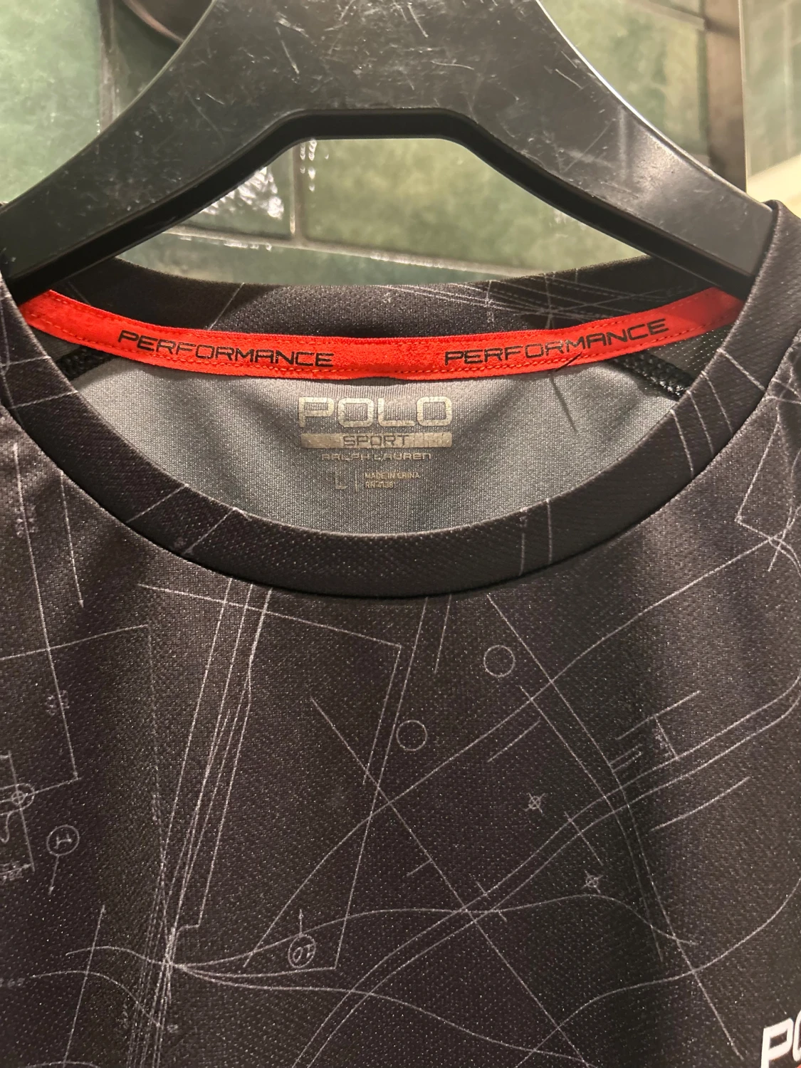 Svart Polo Sport Performance t-shirt - 2