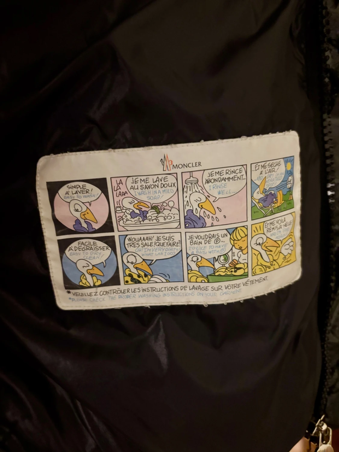 Svart Moncler pufferjacka - 3