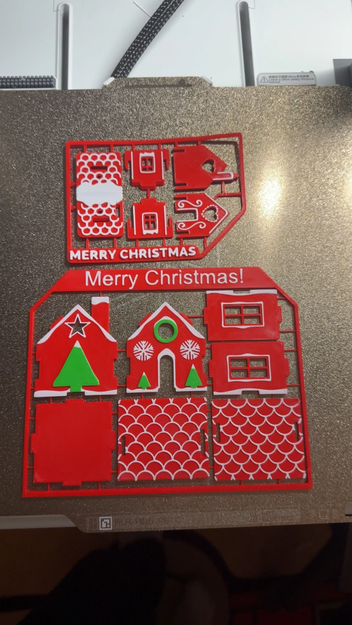 3D-Printad pepparkakshus pussel - 1